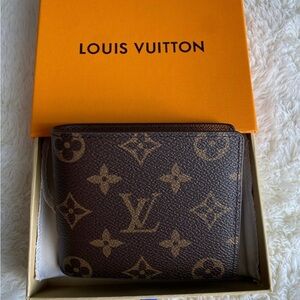 Louis Vuitton Tan Leather Wallet